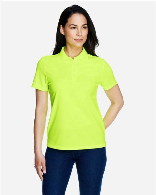 CORE365 78181, Women's Origin Performance Pique Polo, Safety Yellow