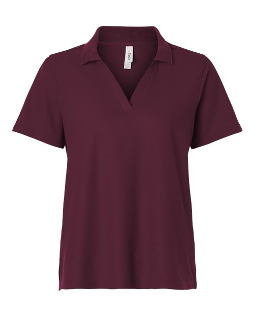 CORE365 CE106W, Women's Fusion Chromasoft Performance Long Sleeve T-shirt, Burgundy