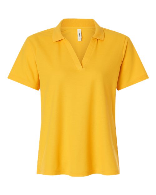 CORE365 CE106W, Women's Fusion Chromasoft Performance Long Sleeve T-shirt, Campus Gold