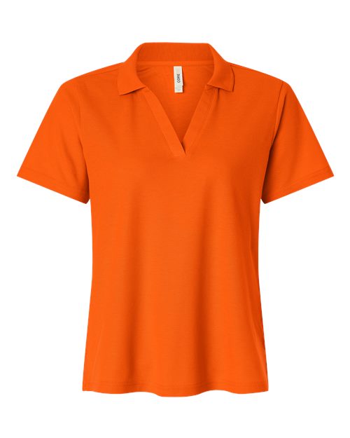 CORE365 CE106W, Women's Fusion Chromasoft Performance Long Sleeve T-shirt, Campus Orange