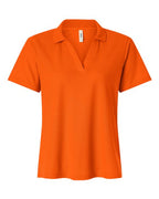 CORE365 CE106W, Women's Fusion Chromasoft Performance Long Sleeve T-shirt, Campus Orange