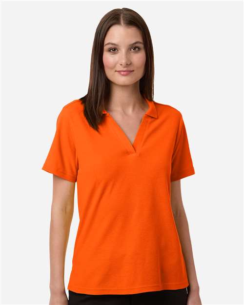 CORE365 CE106W, Women's Fusion Chromasoft Performance Long Sleeve T-shirt, Campus Orange
