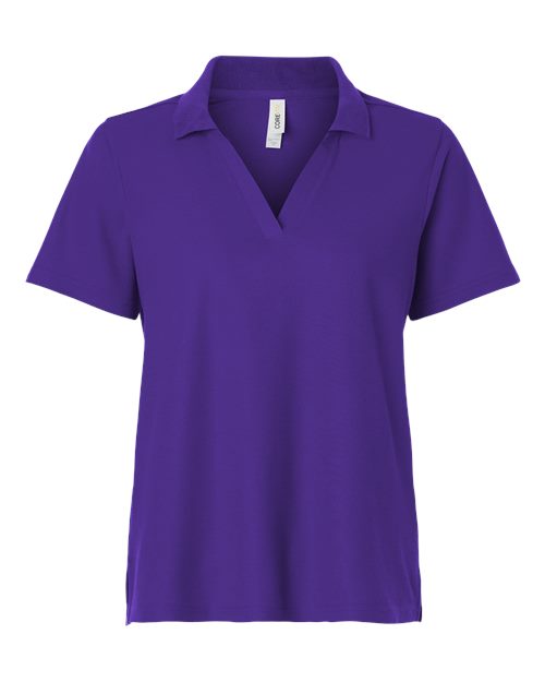 CORE365 CE106W, Women's Fusion Chromasoft Performance Long Sleeve T-shirt, Campus Purple