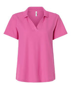 CORE365 CE106W, Women's Fusion Chromasoft Performance Long Sleeve T-shirt, Charity Pink