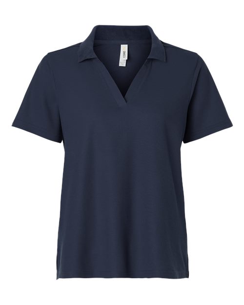 CORE365 CE106W, Women's Fusion Chromasoft Performance Long Sleeve T-shirt, Classic Navy
