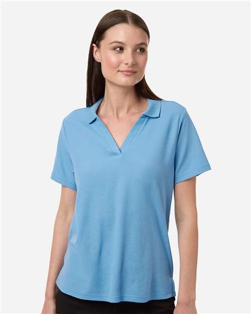 CORE365 CE106W, Women's Fusion Chromasoft Performance Long Sleeve T-shirt, Columbia Blue