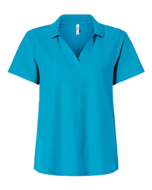 CORE365 CE106W, Women's Fusion Chromasoft Performance Long Sleeve T-shirt, Electric Blue