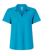 CORE365 CE106W, Women's Fusion Chromasoft Performance Long Sleeve T-shirt, Electric Blue