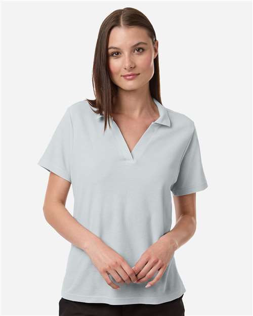 CORE365 CE106W, Women's Fusion Chromasoft Performance Long Sleeve T-shirt, Platinum