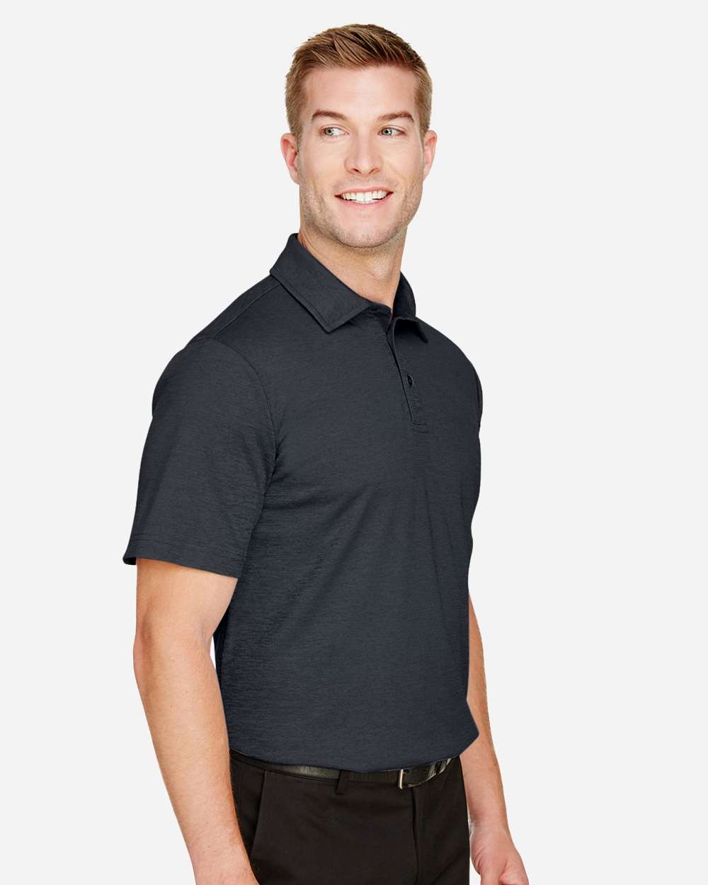 Devon & Jones DG22, Polos, Black Melange
