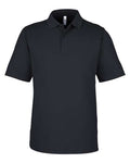 CORE365 CE104, Men's Market Snag Protect Mesh Polo, Black
