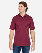 CORE365 CE104, Men's Market Snag Protect Mesh Polo, Burgundy