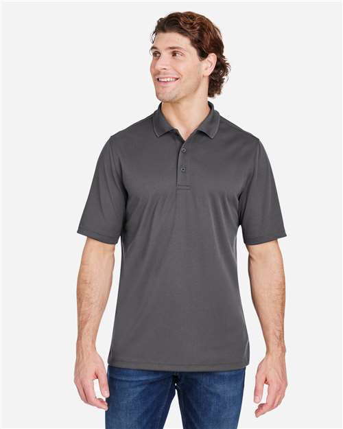 CORE365 CE104, Men's Market Snag Protect Mesh Polo, Carbon