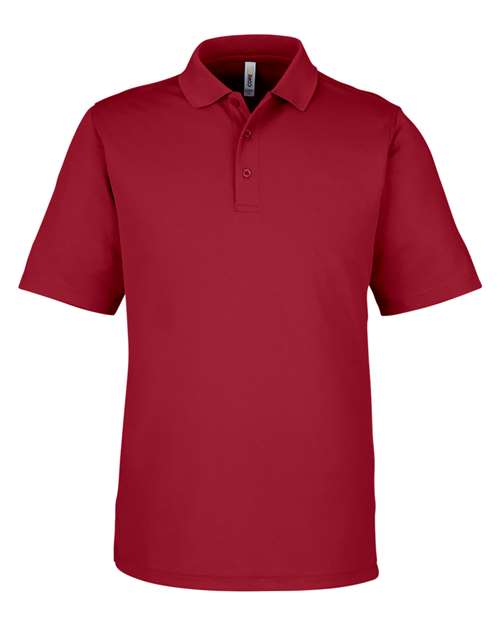 CORE365 CE104, Men's Market Snag Protect Mesh Polo, Classic Red