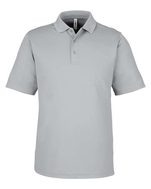 CORE365 CE104, Men's Market Snag Protect Mesh Polo, Platinum