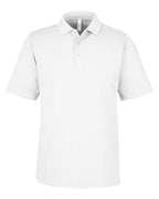 CORE365 CE104, Men's Market Snag Protect Mesh Polo, White