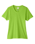 CORE365 CE111W, Women's Fusion Chromasoft Performance T-shirt, Acid Green