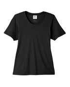 CORE365 CE111W, Women's Fusion Chromasoft Performance T-shirt, Black