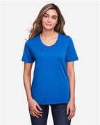 CORE365 CE111W, Women's Fusion Chromasoft Performance T-shirt, True Royal
