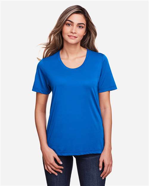 CORE365 CE111W, Women's Fusion Chromasoft Performance T-shirt, True Royal