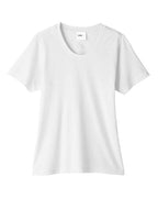 CORE365 CE111W, Women's Fusion Chromasoft Performance T-shirt, White