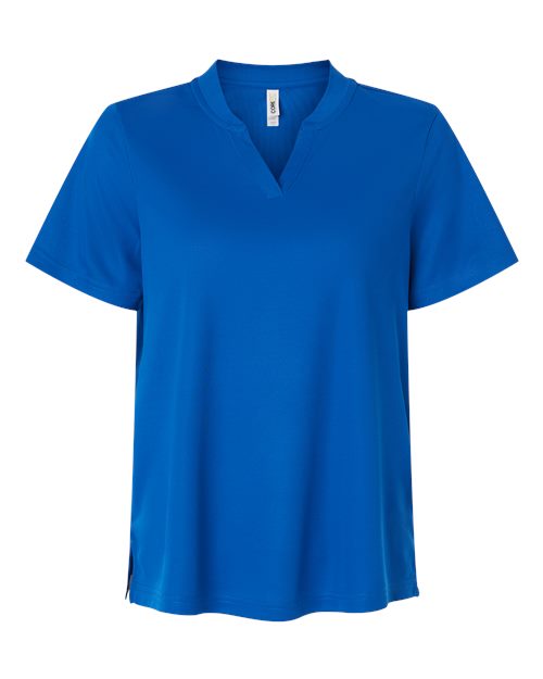 CORE365 CE108W, Women's Fusion Chromasoft Three-quarter-zip Pullover, True Royal