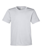 CORE365 CE10Y, Youth Fusion Chromasoft Performance T-shirt, Platinum