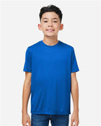 CORE365 CE10Y, Youth Fusion Chromasoft Performance T-shirt, True Royal