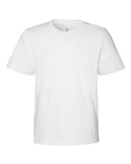 CORE365 CE10Y, Youth Fusion Chromasoft Performance T-shirt, White