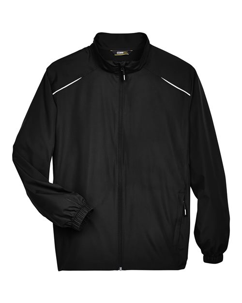 CORE365 88183, Men's Techno Lite Motivate Unlined Lightweight Jacket, Black