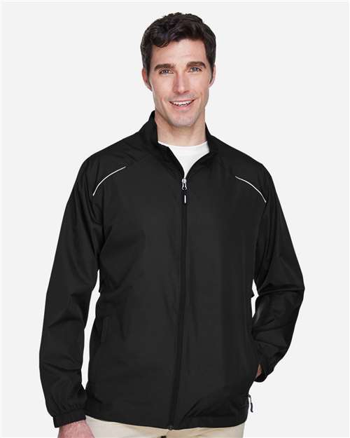 CORE365 88183, Men's Techno Lite Motivate Unlined Lightweight Jacket, Black