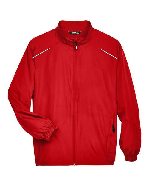 CORE365 88183, Men's Techno Lite Motivate Unlined Lightweight Jacket, Classic Red