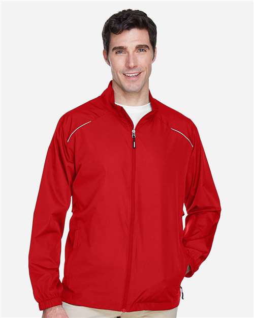 CORE365 88183, Men's Techno Lite Motivate Unlined Lightweight Jacket, Classic Red