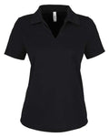 CORE365 CE104W, Women's Market Snag Protect Mesh Polo, Black
