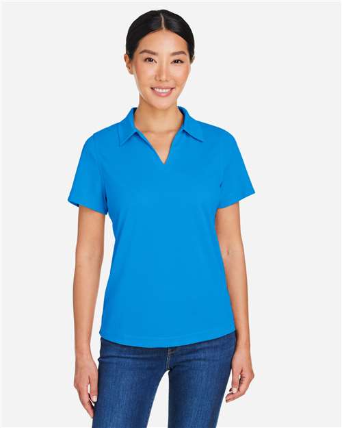 CORE365 CE104W, Women's Market Snag Protect Mesh Polo, Electric Blue