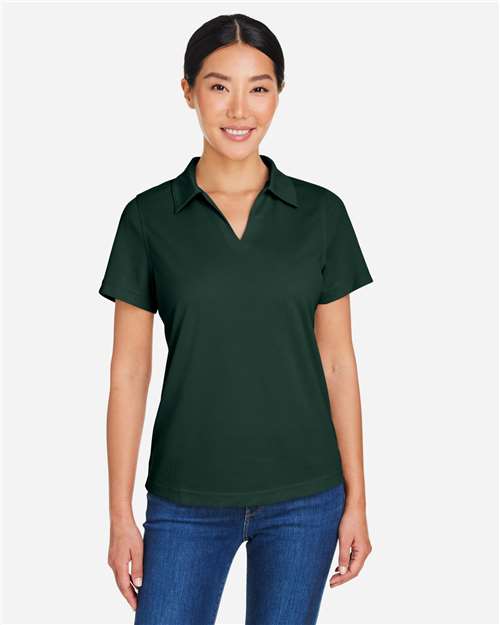 CORE365 CE104W, Women's Market Snag Protect Mesh Polo, Forest