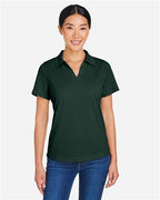CORE365 CE104W, Women's Market Snag Protect Mesh Polo, Forest
