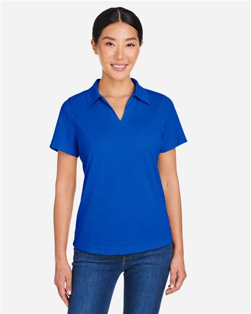 CORE365 CE104W, Women's Market Snag Protect Mesh Polo, True Royal