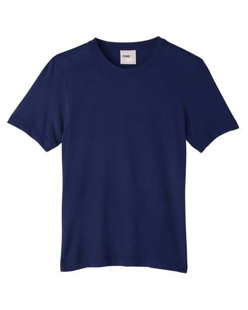 CORE365 CE111Y, Youth Fusion Chromasoft Performance T-shirt, Classic Navy