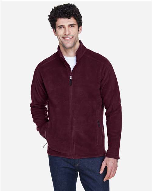 CORE365 88190, Men's Journey Fleece Jacket, Burgundy