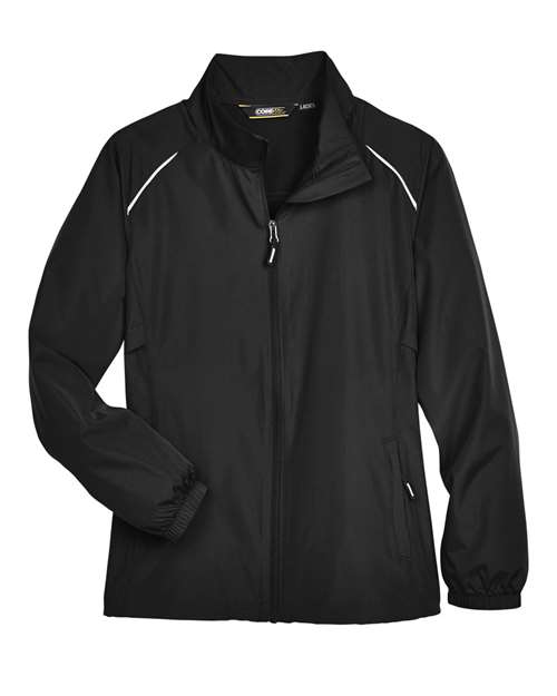 CORE365 78183, Women's Techno Lite Motivate Unlined Lightweight Jacket, Black