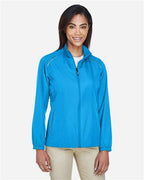 CORE365 78183, Women's Techno Lite Motivate Unlined Lightweight Jacket, Electric Blue