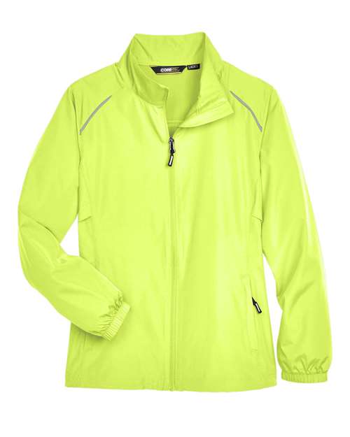 CORE365 78183, Women's Techno Lite Motivate Unlined Lightweight Jacket, Safety Yellow