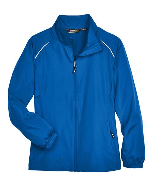 CORE365 78183, Women's Techno Lite Motivate Unlined Lightweight Jacket, True Royal