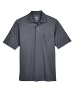 CORE365 88181P, Men's Origin Performance Pique Polo With Pocket, Carbon