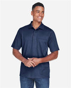 CORE365 88181P, Men's Origin Performance Pique Polo With Pocket, Classic Navy
