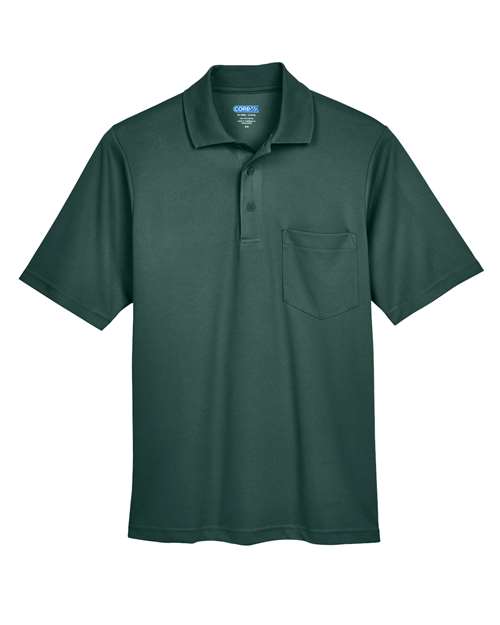 CORE365 88181P, Men's Origin Performance Pique Polo With Pocket, Forest