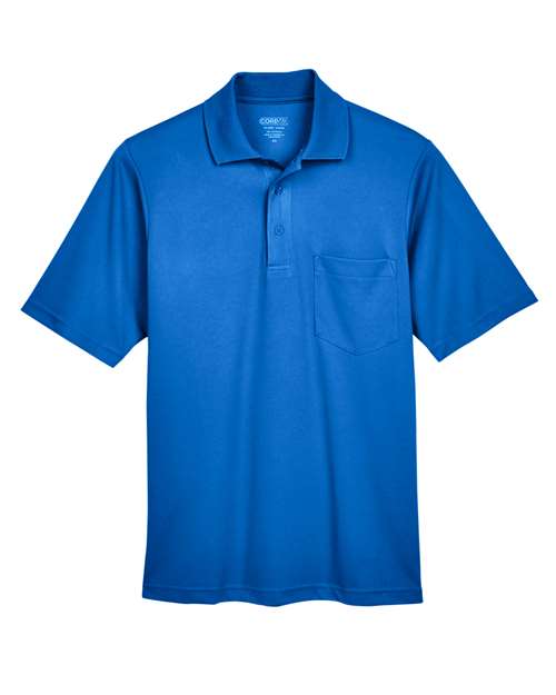 CORE365 88181P, Men's Origin Performance Pique Polo With Pocket, True Royal