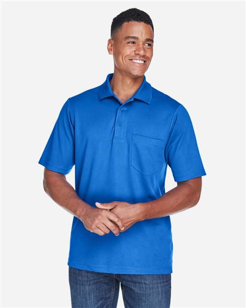 CORE365 88181P, Men's Origin Performance Pique Polo With Pocket, True Royal