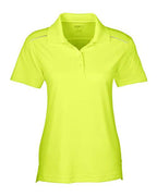 CORE365 78181R, Women's Radiant Performance Pique Polo With Reflective Piping, Safety Yellow